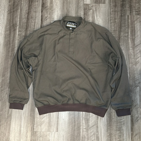 Zero Restriction Golf Quarter Snap Button Pullover Windbreaker - XL - Picture 2 of 9